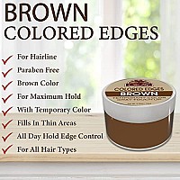 Okay Colored Edges, Brown, 0.5 Ounce