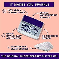 Unicorn Snot Holographic Body Glitter Gel for Body, Face, Hair - Vegan & Cruelty Free - 1.7 oz (Disco)