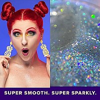 Unicorn Snot Holographic Body Glitter Gel for Body, Face, Hair - Vegan & Cruelty Free - 1.7 oz (Disco)