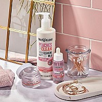 Soap and Glory Peaches & Clean Deep Cleansing Milk - 4 in1 Milk Cleanser & Makeup Remover with Peach Extract, Ginseng & Jojoba Oil - Hydrating Facial Cleanser for Clarified & Energized Skin (350ml)