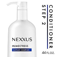 Nexxus Humectress Moisturizing Conditioner for Dry Hair Ultimate Moisture Silicone-Free, Moisturizing ProteinFusion with Elastin Protein and Green Caviar 44 oz