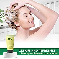 ECO Amenities Conditioning Shampoo, Travel Size Shampoo and Conditioner Sets, Mini Shampoo & Conditioner Sets - 2 in 1 Shampoo & Conditioner, Green Tea Scent, 0.75 Fl Oz (Pack of 288)