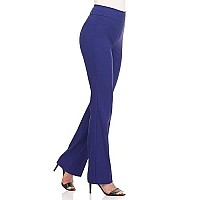 Rekucci Womens Ease Into Comfort Bootcut Pant (10 Short, Sapphire)