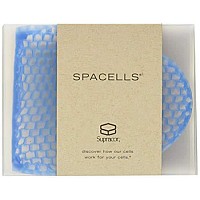 Supracor SpaCell Facial Sponge - Face Scrubber, Honeycomb Face Exfoliator for Smoother, Softer, and Younger Looking Skin, Blue, One Pack