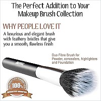 Duo Fiber Stippling Brush By Keshima - Premium Stipple Brush, Best Liquid Foundation Brush, Blending Brush, Face Brush