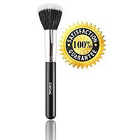 Duo Fiber Stippling Brush By Keshima - Premium Stipple Brush, Best Liquid Foundation Brush, Blending Brush, Face Brush