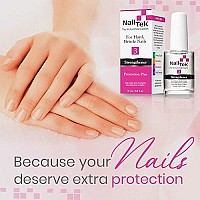 Nail Tek Protection Plus 3, Nail Strengthener for Hard and Brittle Nails, 0.5 oz, 1-Pack