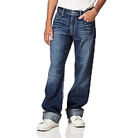 Lucky Brand Mens 181 Relaxed Straight Jean, Lakewood, 33W X 30L