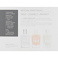 ZOYA Men's Starter Manicure Kit, 0.5 Fl Oz (Pack of 3)