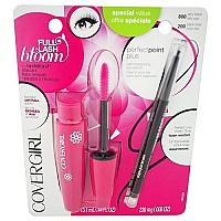 CoverGirl Mascara & Perfect Point Plus Eye Pencil, Full Lash Bloom, 2 Count