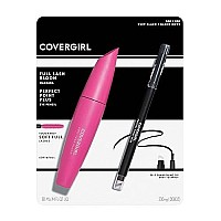 CoverGirl Mascara & Perfect Point Plus Eye Pencil, Full Lash Bloom, 2 Count