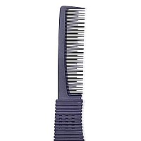 2pcs Black Carbon Lift Teasing Combs with Metal Prong, Salon Teasing Lifting Fluffing Comb with 5 Stainless Steel Pins