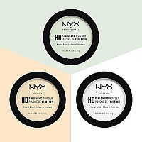 NYX PROFESSIONAL MAKEUP HD Finishing Powder, Pressed Setting Powder - Mint Green