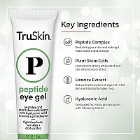 TruSkin Eye Gel Advanced Formula, Plant Based with Hyaluronic Acid and Vitamin E, 0.5 fl oz