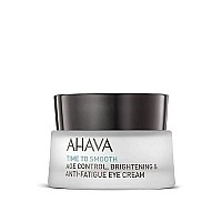 AHAVA Dead Sea Age Control Brightening Anti Fatigue Eye Cream, 0.51 Fl Oz