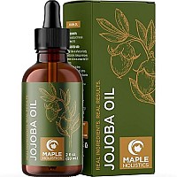 Nourishing Cold Pressed Jojoba Oil - Pure Jojoba Oil For Hair Skin And Nails Plus Emollient And Occlusive Dry Skin Moisturizer For Face And Body Care - Jojoba Carrier Oil For Essential Oils Mixing