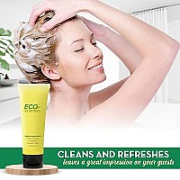 Eco Amenities Travel Size Conditioning Shampoo - 72 Pack, 1 oz Small Tubes with Flip Caps, Green Tea Scent, Bulk Case of Trial Size Toiletries, Individually Packaged Hair Care Samples, Mini 2-in-1 Shampoo & Conditioner Bottles for Guests of Airbnbs, BN...