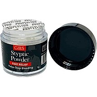 G.B.S Styptic Powder Jars for Shaving Nicks, Razor Cuts, Canker Sore, Pack of 3 (5gm Each)