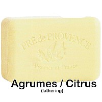 Case Of 18 Pre De Provence Agrumes (Citrus Fruits) 150 Gram Shea Butter Large Soap Bars