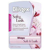 Blistex Soft & Lush Lip Protectant, 0.13 Ounce Tube - Softens & Conditions, Creamy Smooth Texture, Hydrating Lip Balm, Daily Lip Hydration,