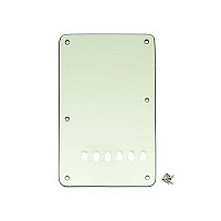 Musiclily Vintage Style Strat Back Plate Tremolo Cover Backplate For Fender Usamexican Made Standard Stratocaster Modern Style Electric Guitar,3Ply Mint Green