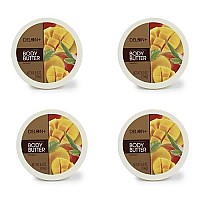 DELON Intense Moisturizing Body Butter, 6.9 Oz (4-Pack) (Mango)