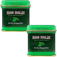 Bag Balm Vermont's Original for Dry Chapped Skin Conditions (1 Ounce Tin (2 Pack))