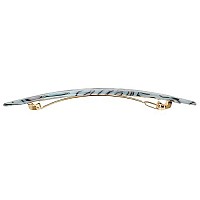 France Luxe Oblong Long and Skinny Barrette - South Sea