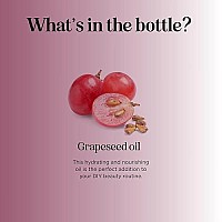 Pure Grapeseed Oil For Skin Care - Anti Aging Moisturizer Body Oils For Women And Men - Aromatherapy Carrier Oil For Essential Oils Mixing - Vitamin E Oil Dry Skin Dry Scalp And Dry Hair Moisturizer