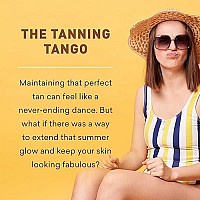 Indoor Tanning Lotion | Body Tanning Lotion | Natural Sun Tan Lotion | Moisturizer Tanning Lotion For Long-Lasting Tan | Just Nutritive | 8 Oz