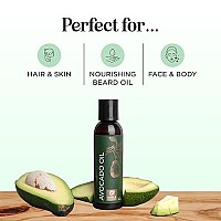 100% Pure Avocado Oil - Deep Tissue Moisturizer For Hair Face & Skin - Rich In Retinol & Vitamin E To Reduce Wrinkles - Supports Skin Rejuvenation & Hair Growth - 4 Oz - Usa Made By Maple Holistics