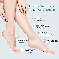 Bodipure Professional Keratin Socks for Heel Softening - Moisturizing Foot Mask for Dry Feet - Foot and Cuticle Treatment with Vegetable Keratin Cream - Box of 50 Pairs