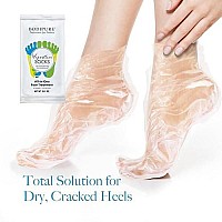 Bodipure Professional Keratin Socks for Heel Softening - Moisturizing Foot Mask for Dry Feet - Foot and Cuticle Treatment with Vegetable Keratin Cream - Box of 50 Pairs