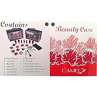 Cameo Train Makeup Kit With Reusable Aluminum Case Gift Set