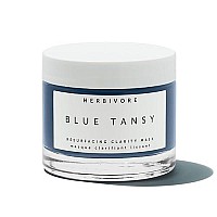 HERBIVORE Botanicals Blue Tansy BHA and Enzyme Pore Refining Mask. Gently Clarify Skin, Minimize Pores and Soothe Redness (2.02 oz)