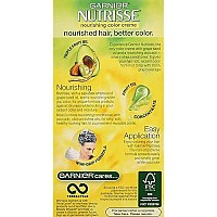 Garnier Nutrisse Nourishing Hair Color Creme 3 Packaging May Vary, 60 Light Natural Brown (Acorn)