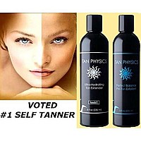 Tan Physics Combo Pack - One Ultra-Hydrating Tan Extender and One Pre-Tan Exfoliator