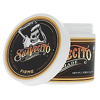 Suavecito Pomade Firme (Strong) Hold 4 oz, 1 Pack - Strong Hold Hair Pomade For Men - Medium Shine Water Based Wax Like Flake Free Hair Gel - Easy To Wash Out - All Day Hold For All Hair Styles