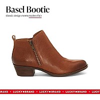 Lucky Brand Womens Basel Ankle Bootie, Wheat, 8