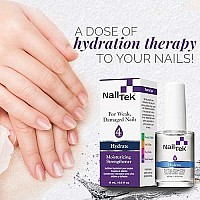 Nail Tek Hydrate 4, Moisturizing Strengthener For Weak And Damaged Nails, Condition, Repair, And Strengthen Nails, Daily Nail Treatment, 0.5 Oz, 1-Pack