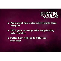 Schwarzkopf Keratin Color Permanent Hair Color Cream, 1.8 Ruby Noir