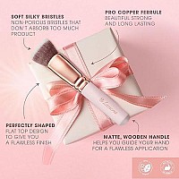 Flat Top Kabuki Foundation Brush - Premium Makeup Face Brush For Liquid, Cream, Powder - Blending, Buffing, Stippling Brush - Pro Quality Synthetic Dense Bristles