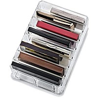 byAlegory Acrylic Eyeshadow Makeup Palette Organizer (Small Sized Palettes) | 8 Space Cosmetic Storage (CLEAR)