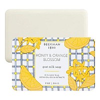 Beekman 1802 Goat Milk Soap Bar, Honey & Orange Blossom - 9 oz - Nourishes, Moisturizes & Hydrates the Body - Good for Sensitive Skin - Cruelty Free