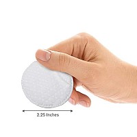 ForPro Premium Stitched Cotton Rounds, 100% Pure Cotton Pads for Removing Makeup, Nail Polish and Cleansing Face, 600-Count (Pack of 6-100 Cotton Rounds)