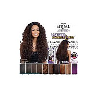 FreeTress Equal Lace Deep InvisibleL Part Lace Front Wig - KITRON (1B Off Black)