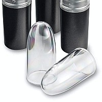 Clear Acrylic Lipstick Caps - Replaces Original Individual Mac Lipstick Caps - See Your Favorite Lipstick Color Easily (24 Pack)