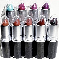 Byalegory Clear Lipstick Caps For Mac - Replaces Original Cap To See Your Favorite Lipstick Color Easily (12 Count)