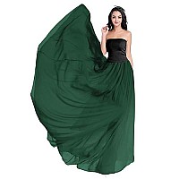 V28 Womens Maxi Midi White Flowy Long Black Summer Plus Size Sheer Chiffon Skirt (Xs,Jungle)