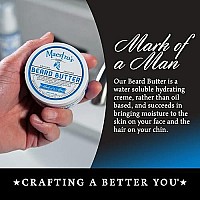 Maestro's Classic BEARD BUTTER | Anti-Itch, Extra Soothing, Hydrating Beard Creme For All Beard Types & Lengths- Mark of a Man Blend, 4 Ounce